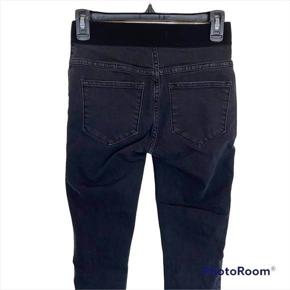 Free People Mid Rise Tuxedo Gummy Pull On Jegging, Size 26 - Picture 6 of 9